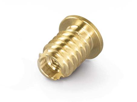 QUICKSERT® Hex thread insert for self-tapping installation, flange 